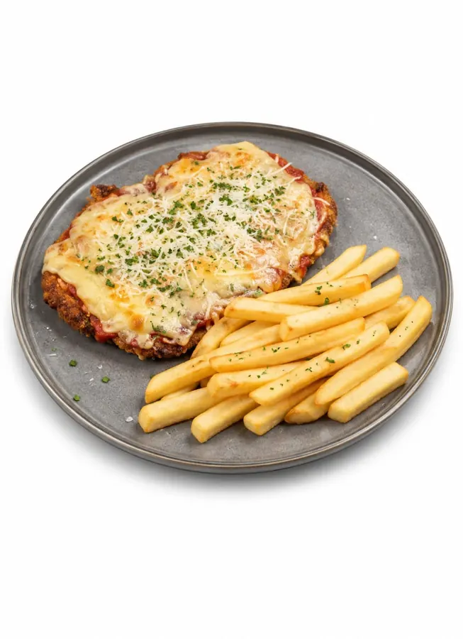 Milanesa napolitana de pollo