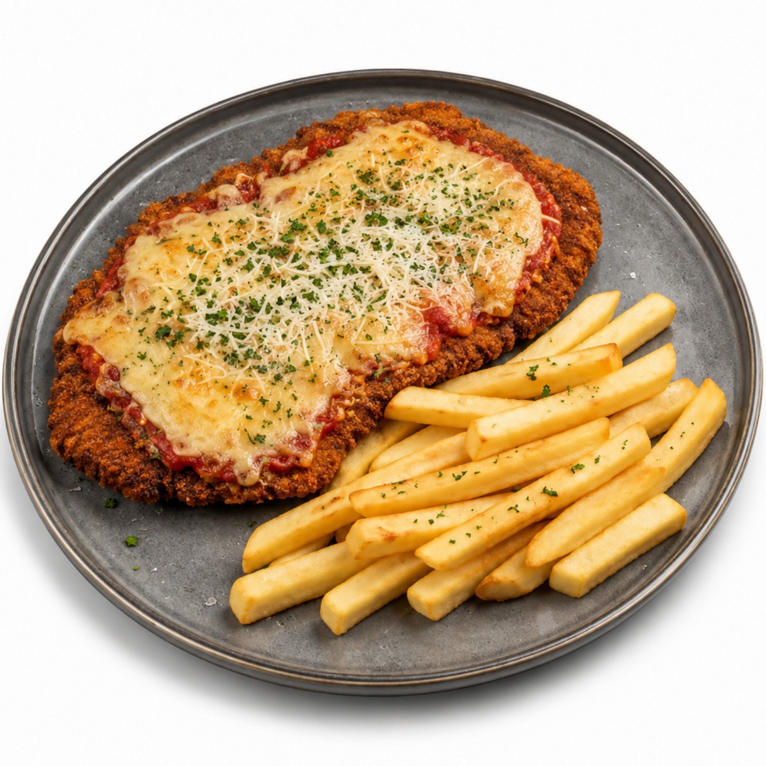 Milanesa napolitana de res